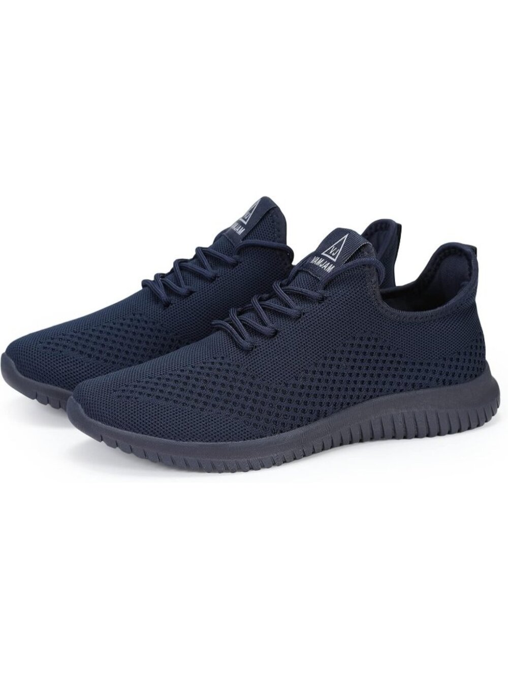 Men's All Blue Ultra Lightweight Non Slip Breathable Mesh Workout Sneakers - Picture 6 of 6